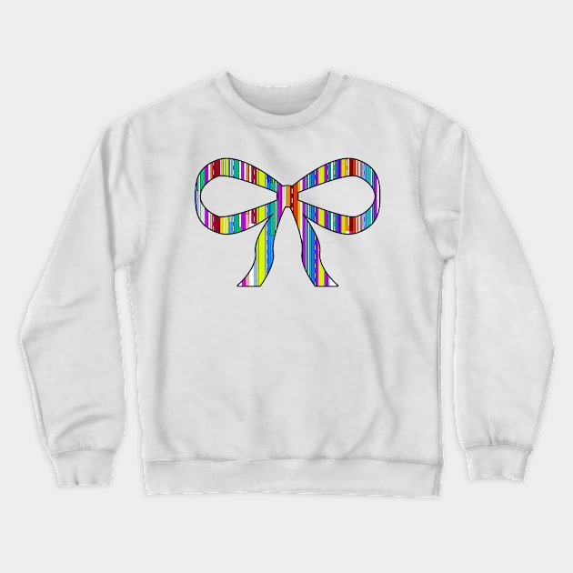 COLORED BOW Crewneck Sweatshirt by Grazia